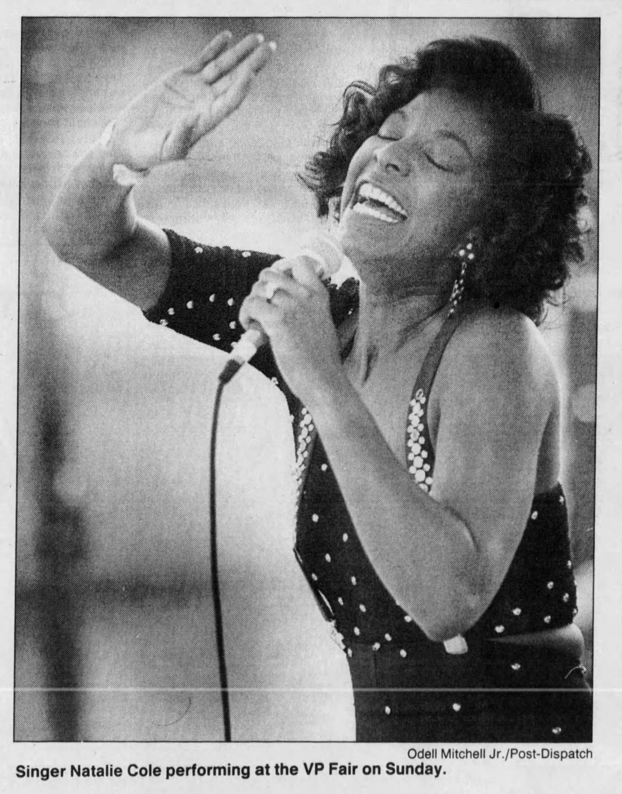 1990: Natalie Cole at VP Fair